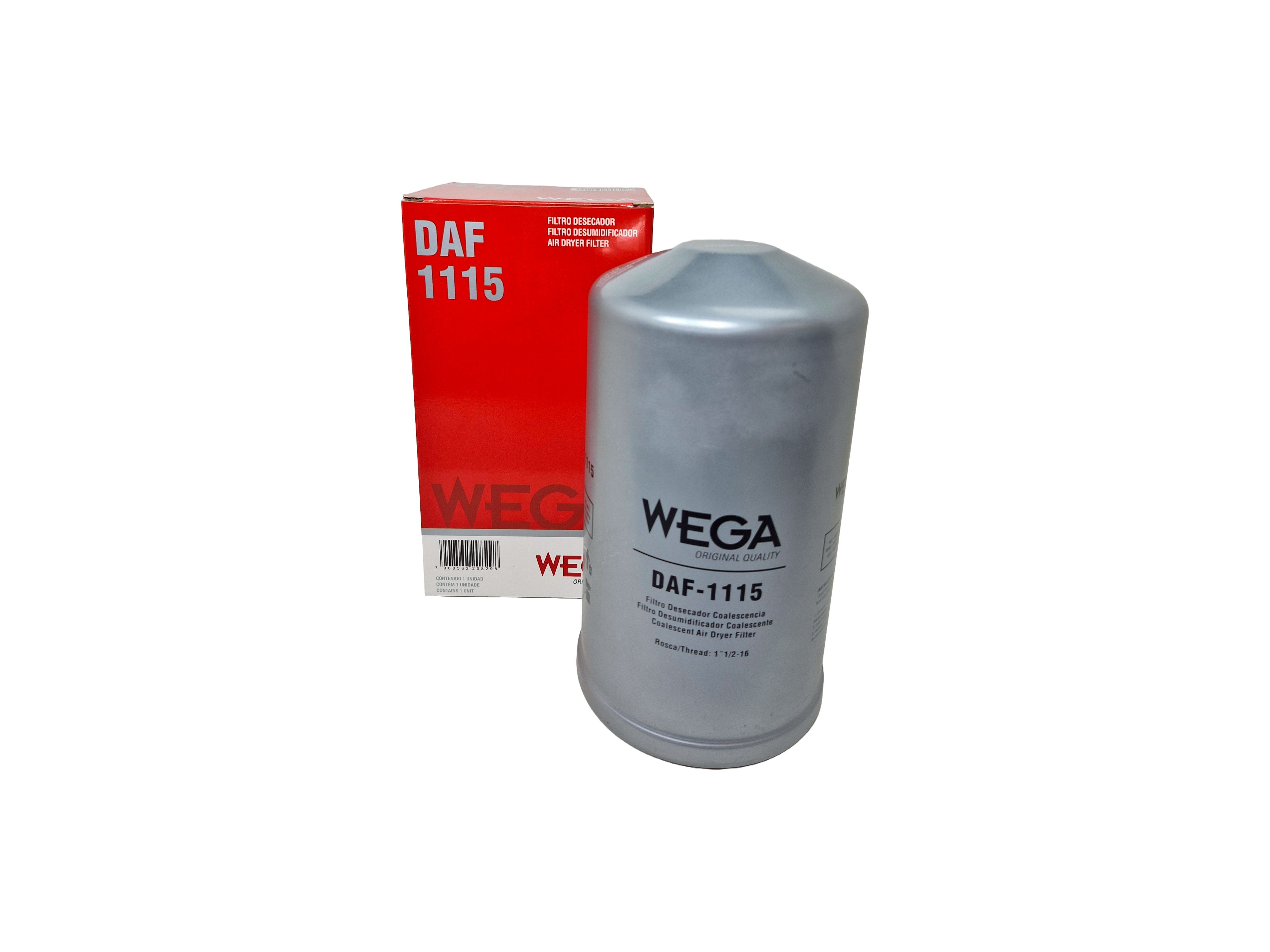 Filtro Secador do Ar Comprimido - Wega - DAF-1115