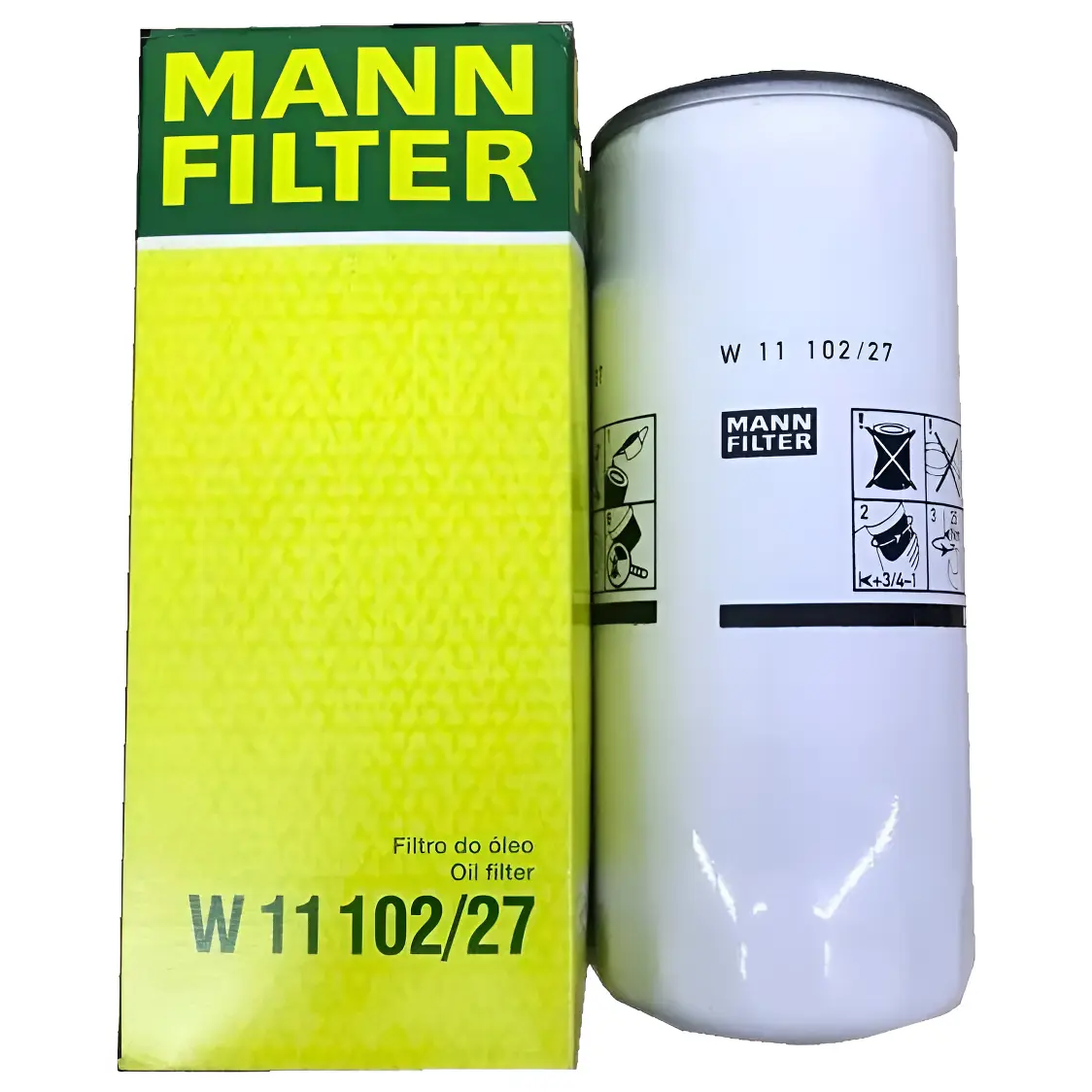 Filtro Blindado de Óleo Lubrificante - Mann-Filter - W11102/27