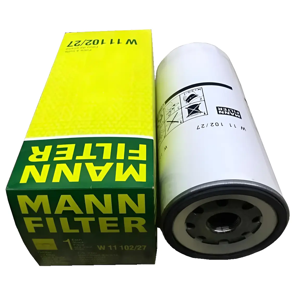 Filtro Blindado de Óleo Lubrificante - Mann-Filter - W11102/27