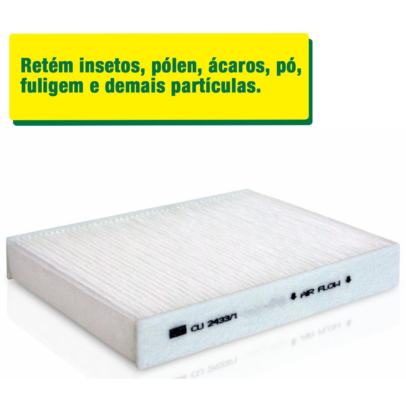 Filtro de Ar da Cabine para Ford Fiesta e Fusion - Mann-Filter - CU2433/1
