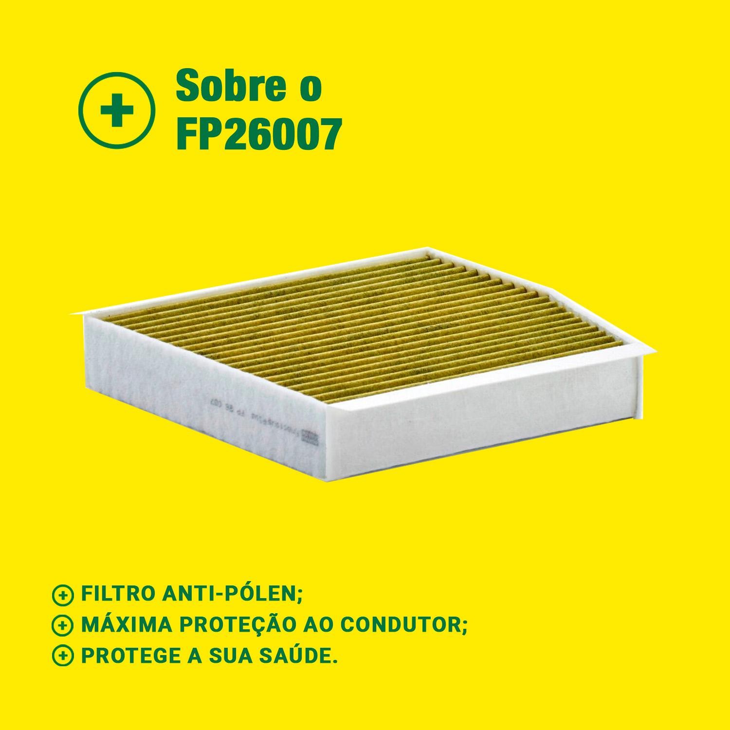 FIltro de Ar Condicionado Cabine - Mann-Filter - FP26007