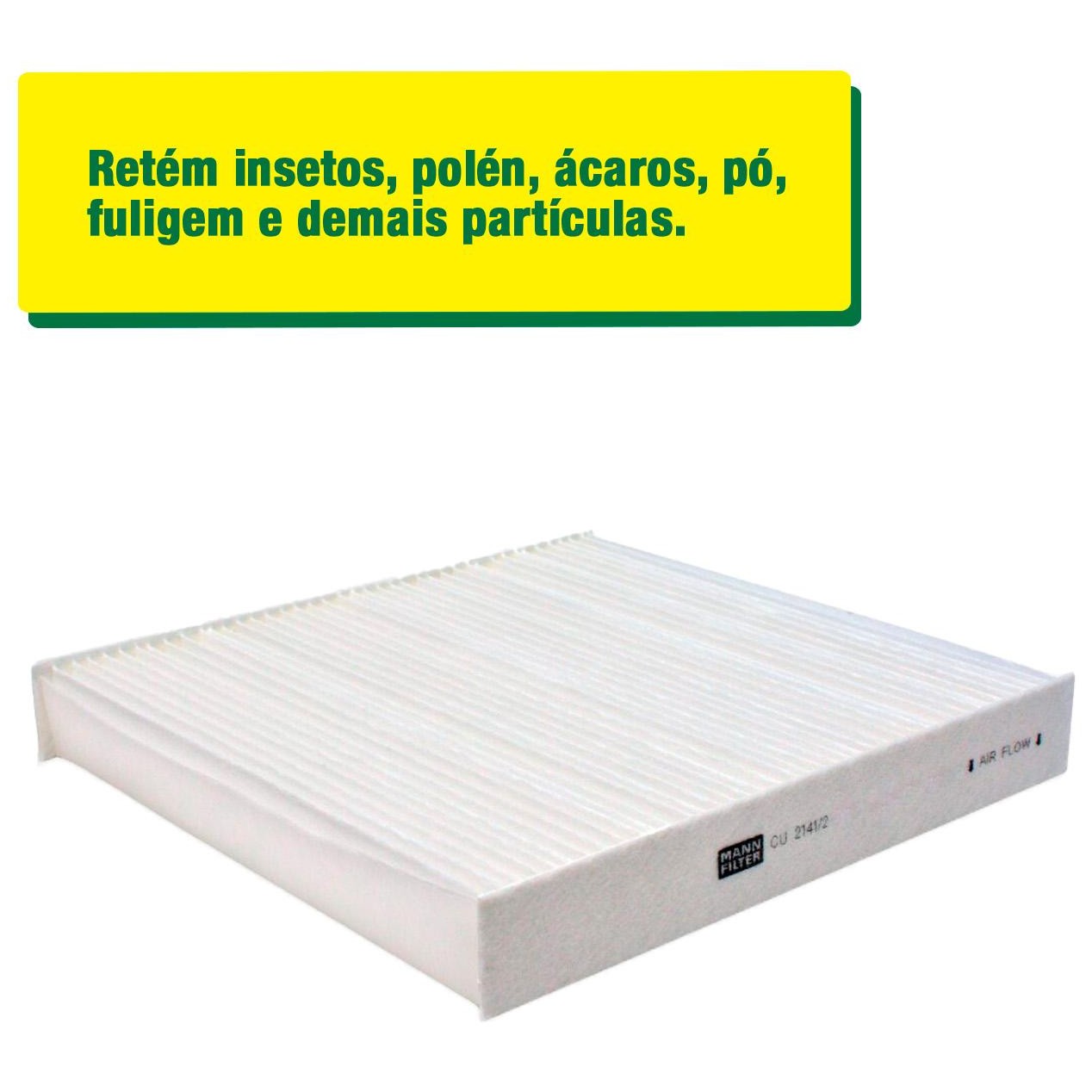 FIltro de Ar Condicionado Cabine - Mann-Filter - CU2141