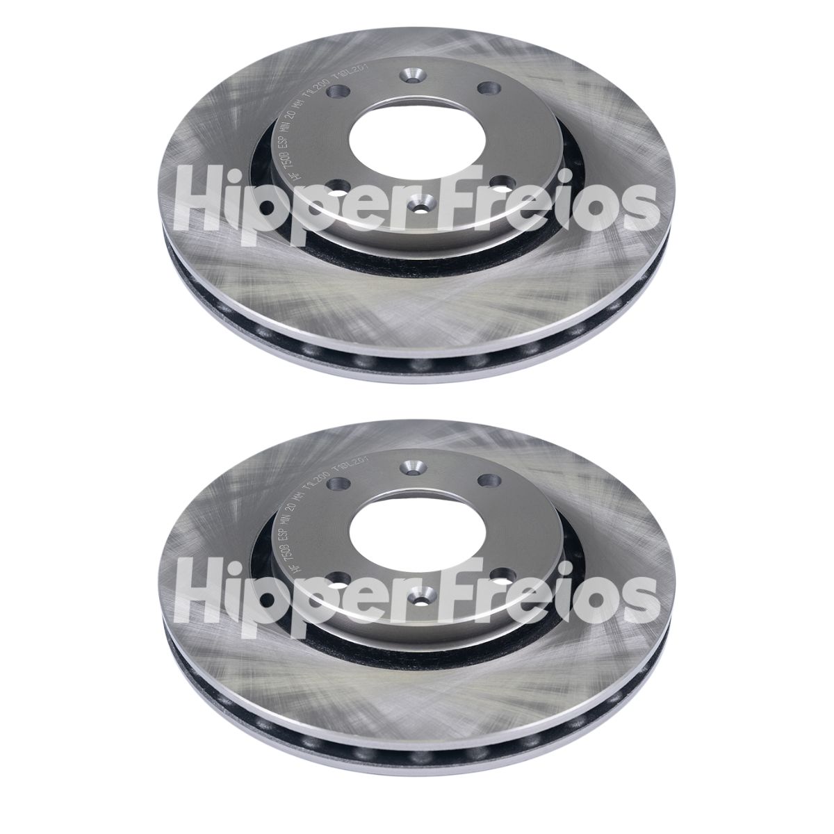 Par Disco de Freio Diant - Hipper Freio Diants - HF 750B