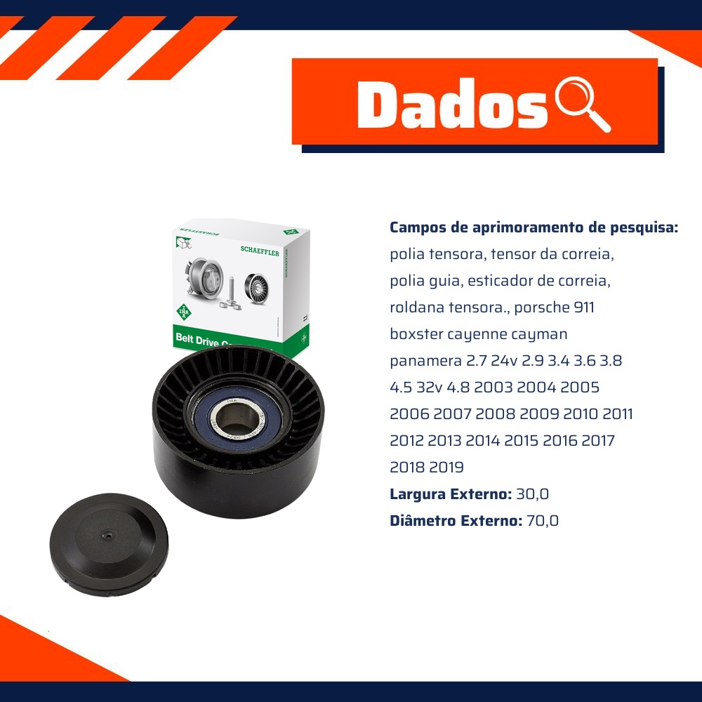 Polia Tensora - INA - 531 0873 10