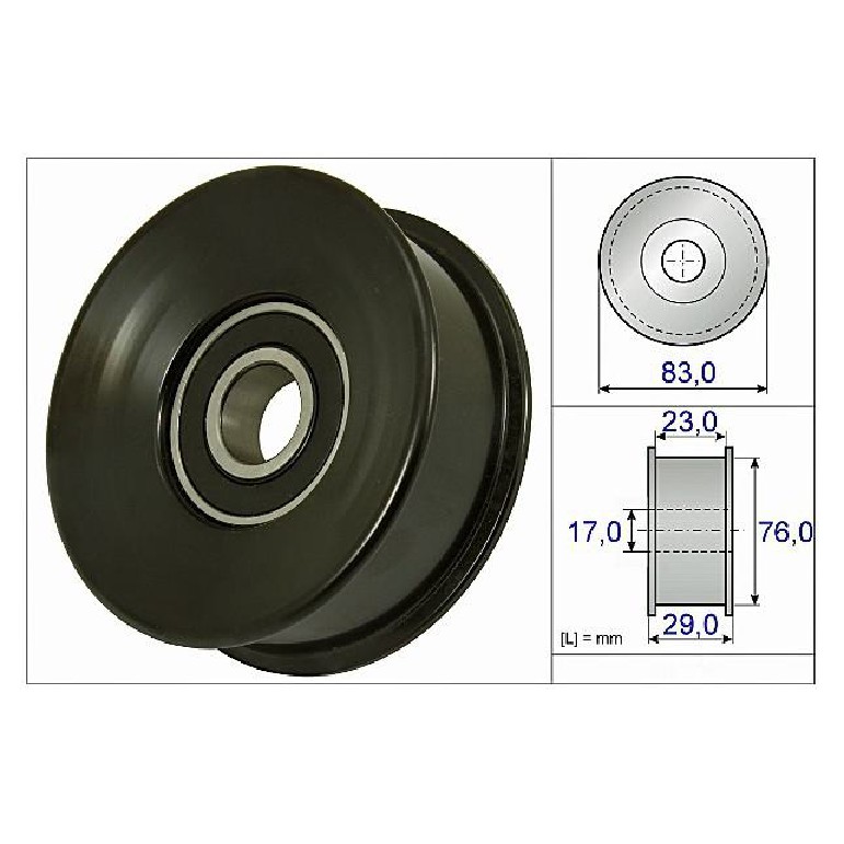 Polia da Correia Dentada para Land Rover Discovery 3 e Range Rover Sport - INA - 532 0730 10