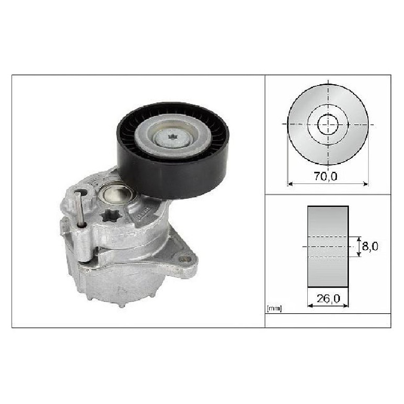 Tensor Correia Alternador - INA - 534 0481 10