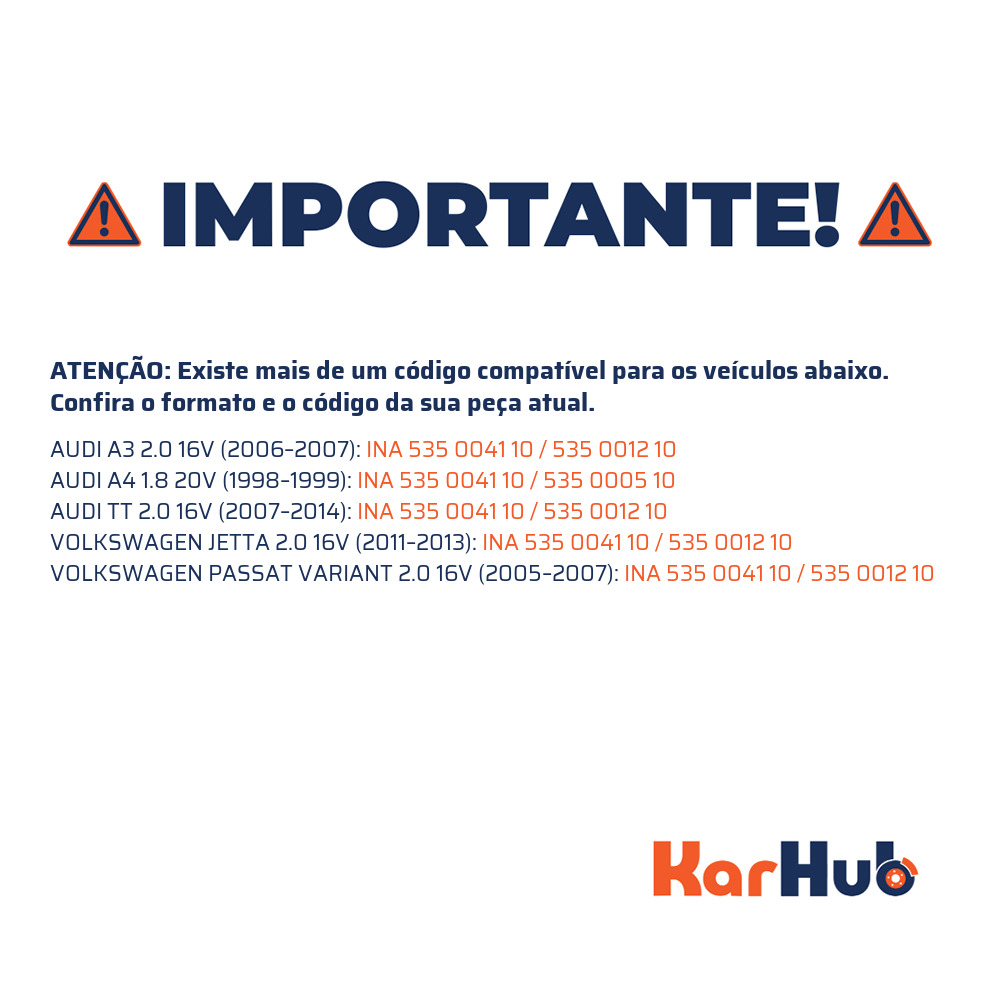 Polia do Alternador - INA - 535 0041 10