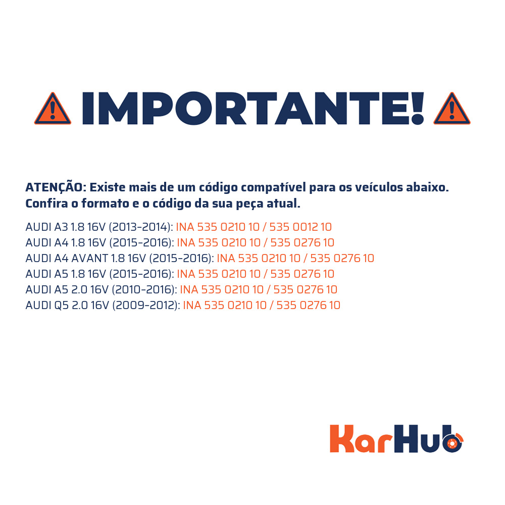 Polia do Alternador - INA - 535 0210 10