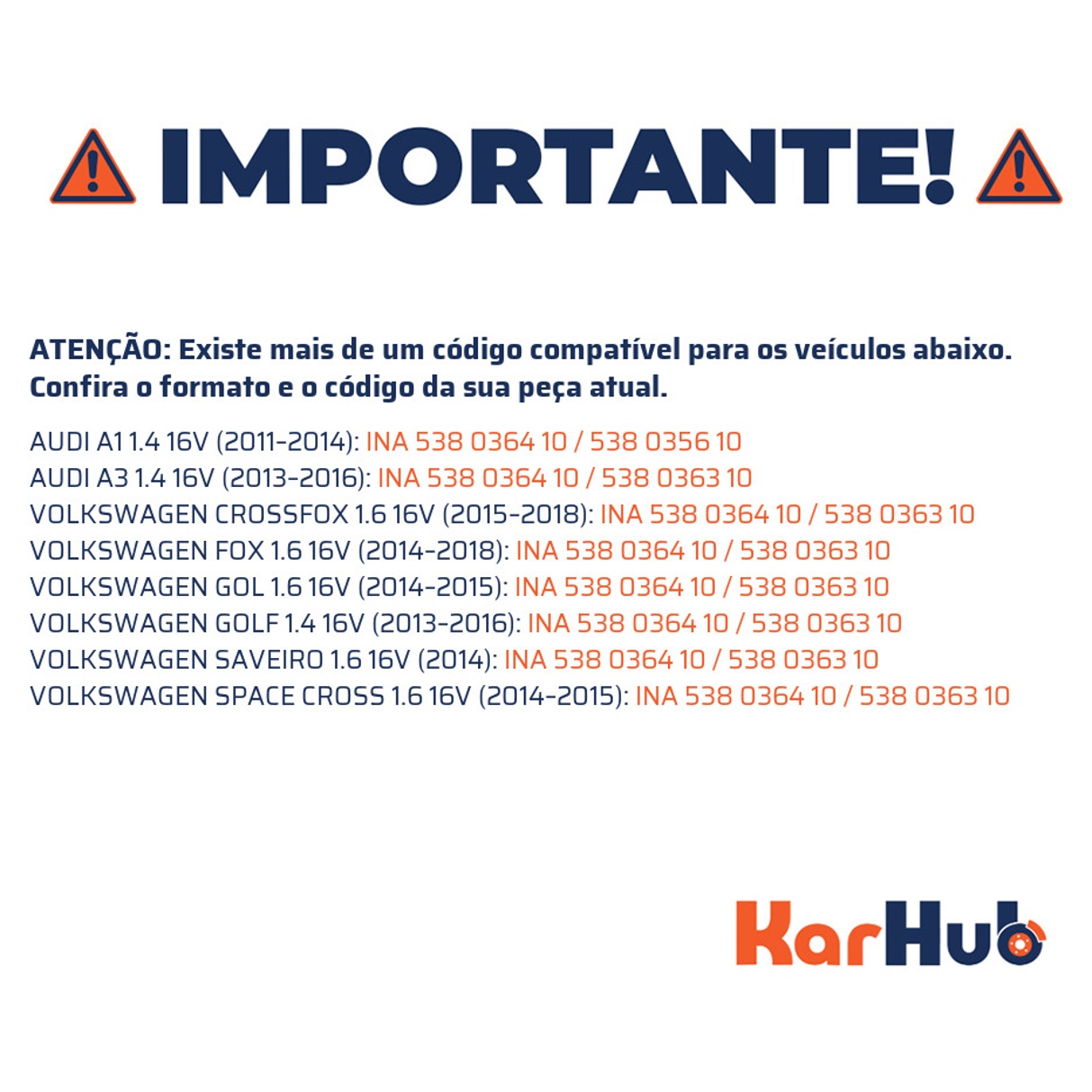Bomba d'água - INA - 538 0364 10