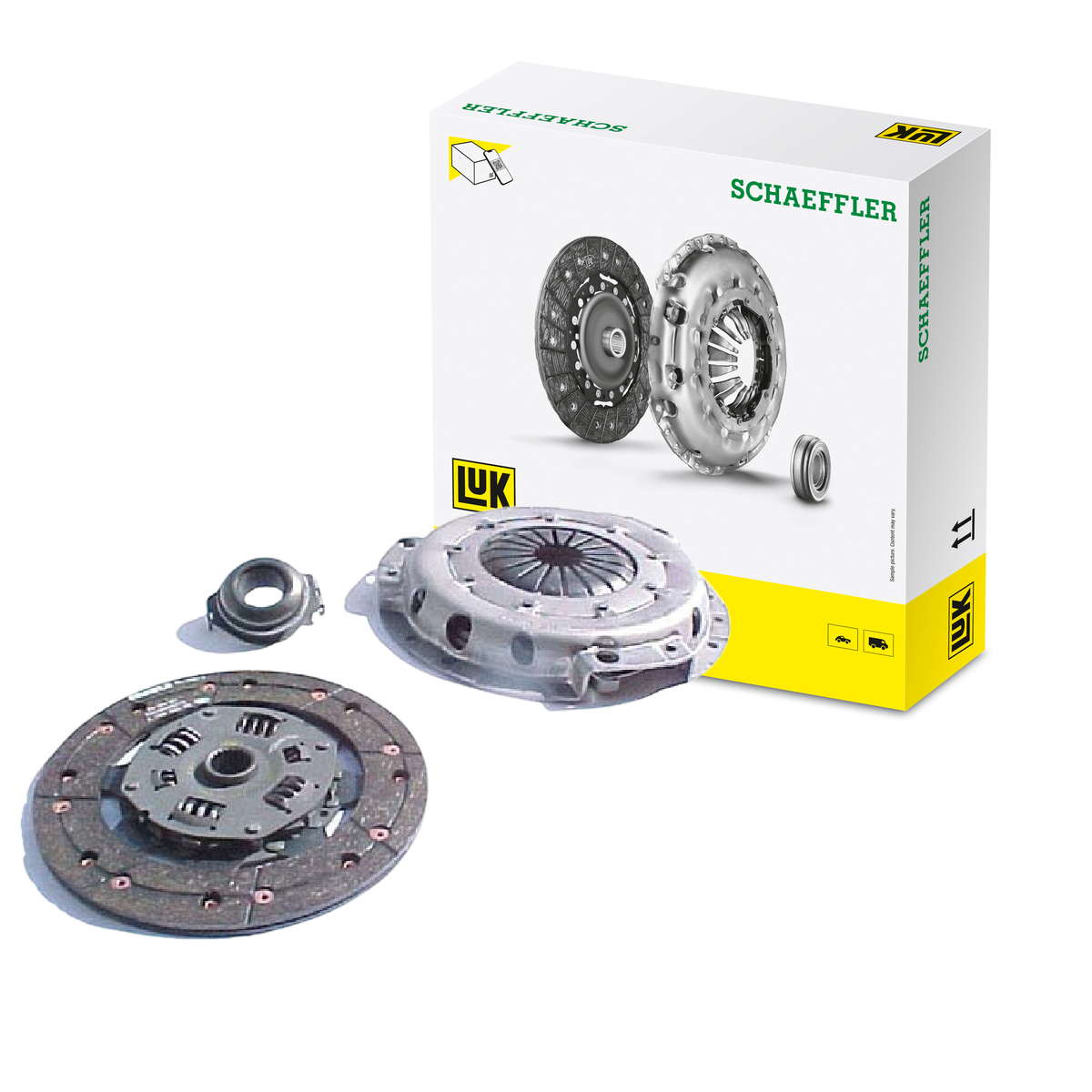 Kit de Embreagem com Disco, Platô e Rolamento para Chevrolet Space Van e Renault Trafic - LuK - 622 2244 00