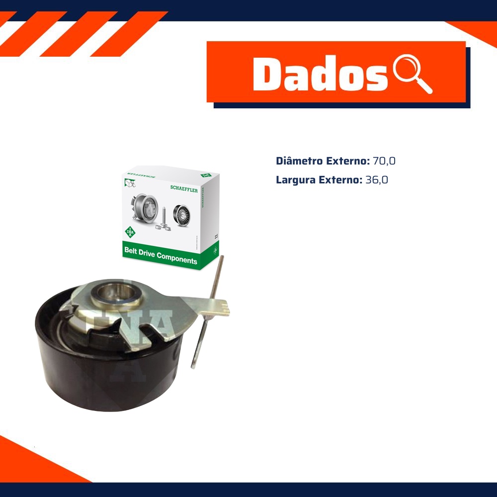 Tensor da Correia Dentada - INA - 531 0879 10