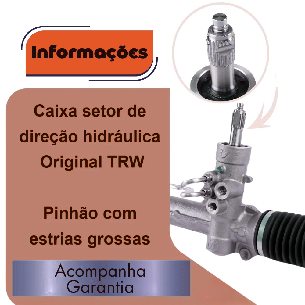 Caixa De Direção Hidráulica - TRW - JNP104 TRW