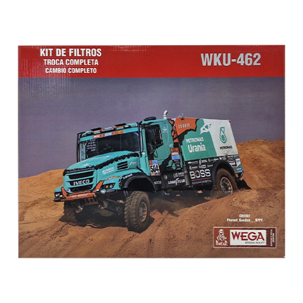 Kit Filtros de Ar Combustível Óleo e Cabine - Wega - WKU-462