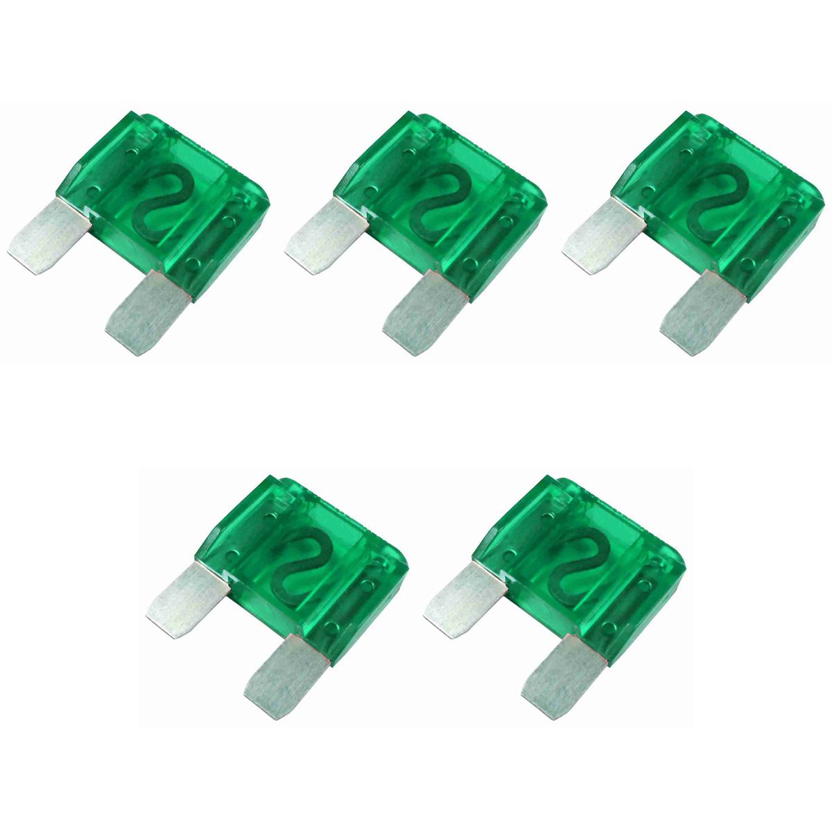 Fusível Maxi Lâmina 30A Universal Blister 5 Unidades - DNI - DNI 318830K