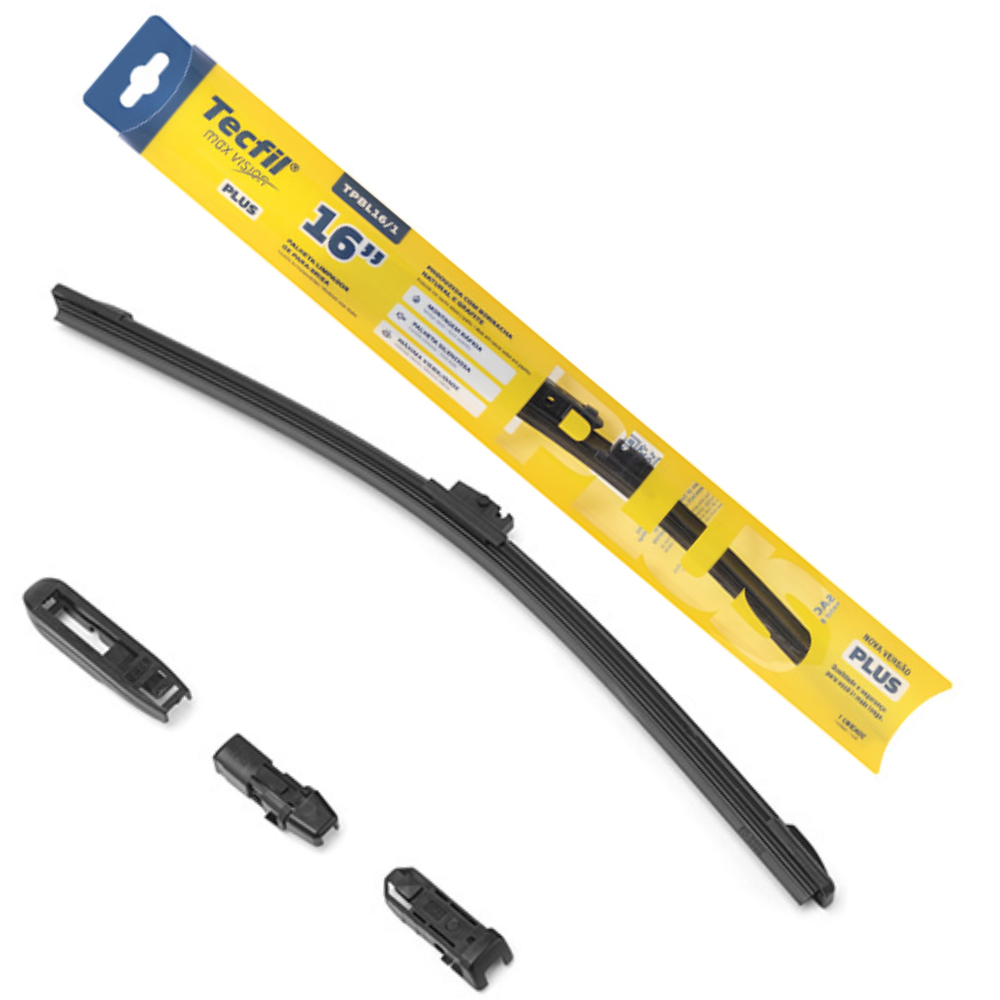 Palheta do Limpador de Parabrisa Blade Locker 1 Unidade - Tecfil - TPBL16/1