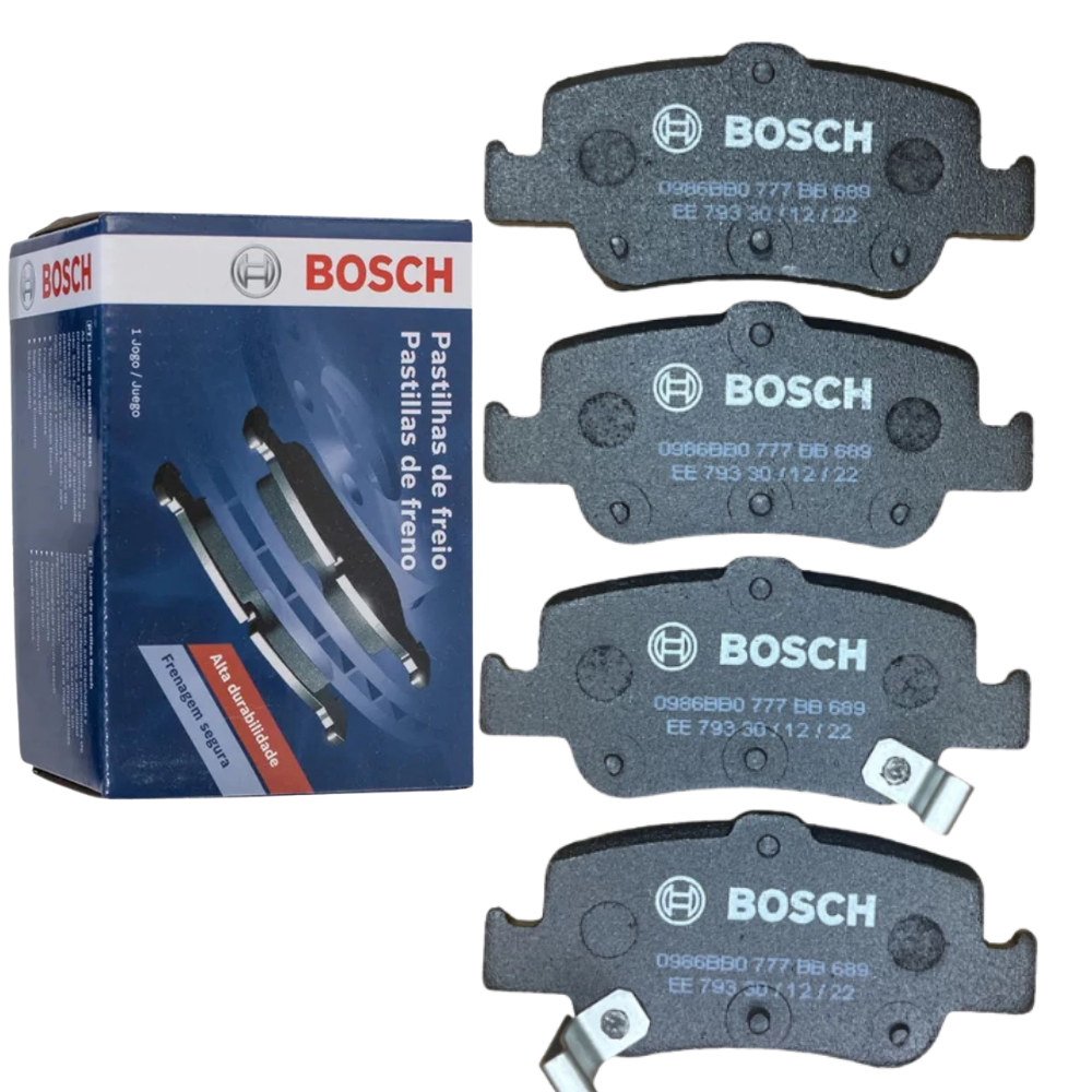 Jogo de Pastilha de Freio Traseira - Bosch - 0986BB0777