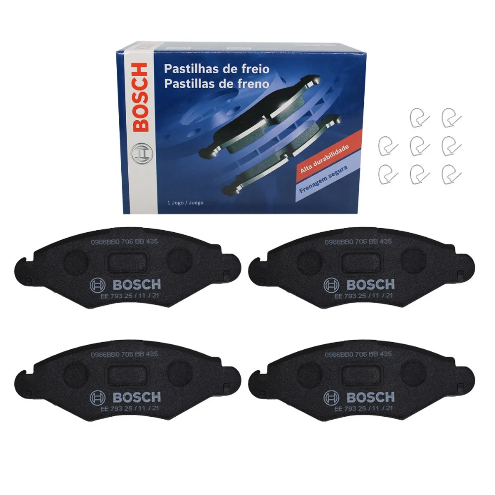 Jogo de Pastilha de Freio Dianteira - Bosch - 0986BB0706