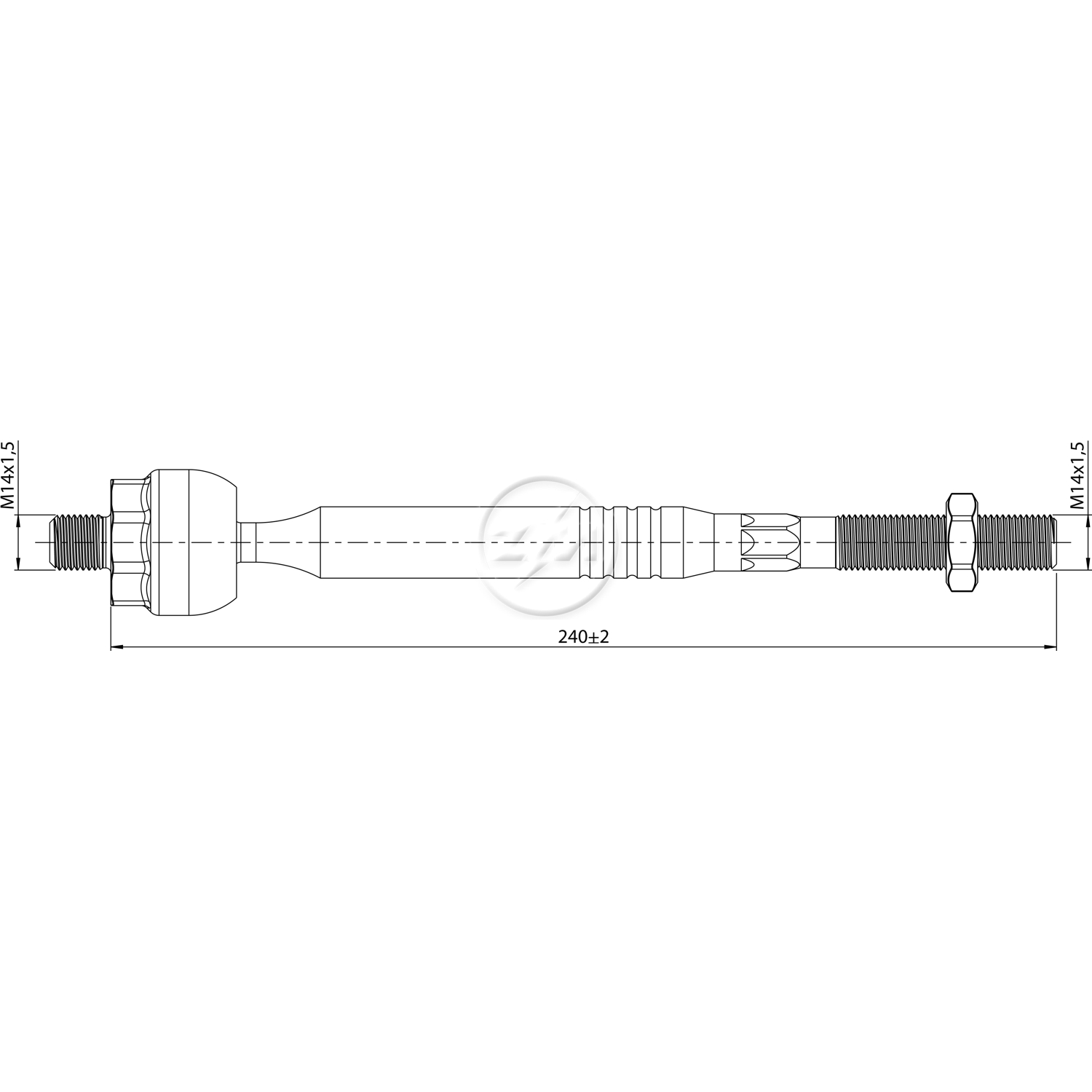 Terminal Axial Direção Elétrica Lado Direito ou Esquerdo - ZM - 170.118.97