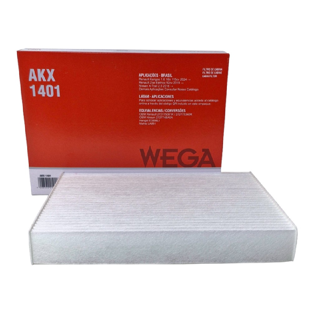 Filtro de Cabine - WEGA - AKX-1401