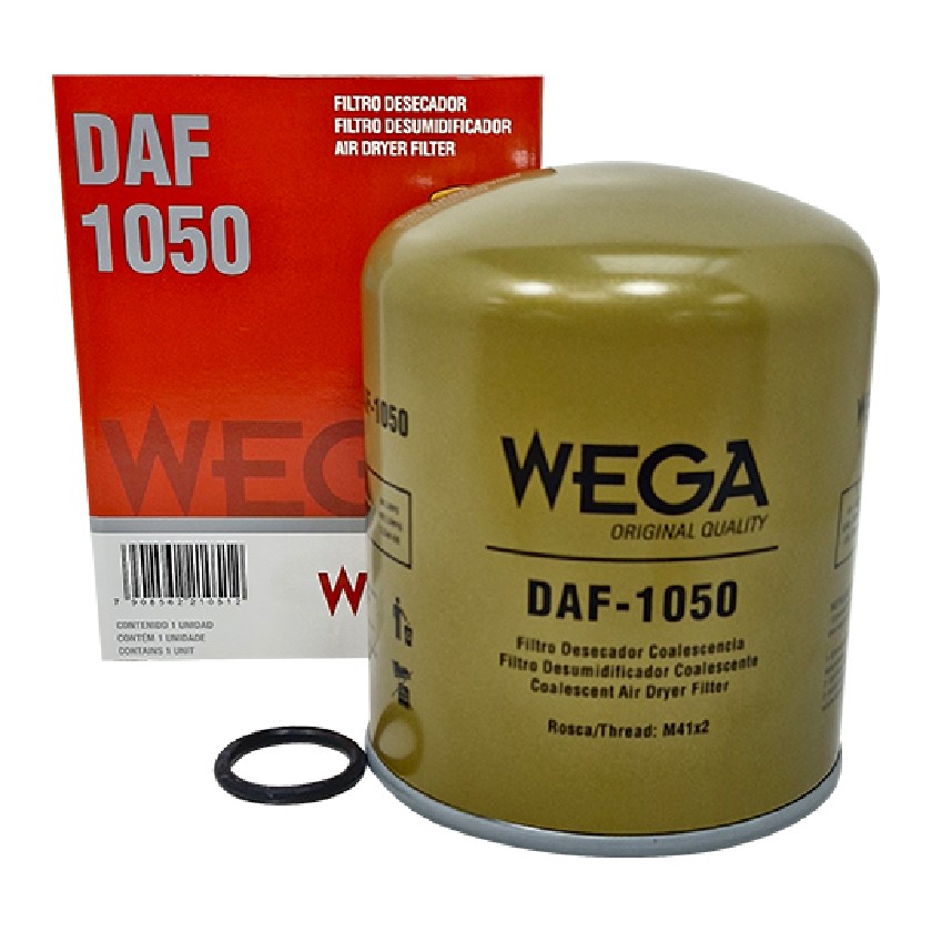Filtro Desumidificador do Sistema Freio - WEGA - DAF-1050