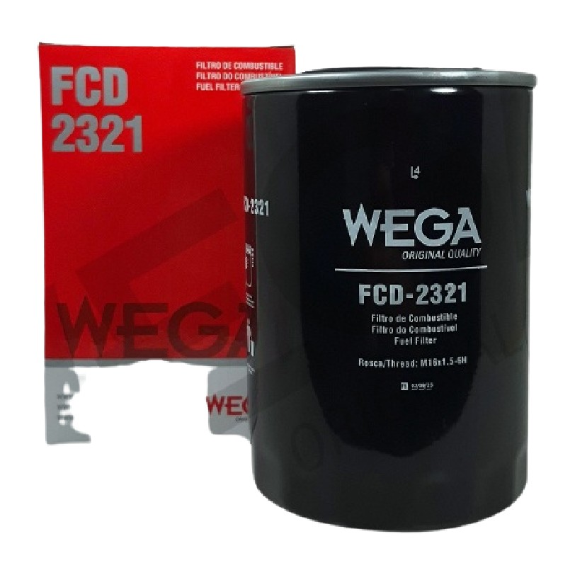 Filtro do Combustível Diesel Blindado - WEGA - FCD-2321