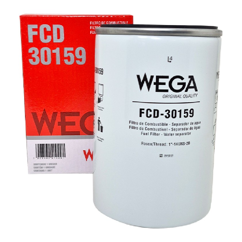 Filtro do Combustível Diesel Separador sem Copo - WEGA - FCD-30159