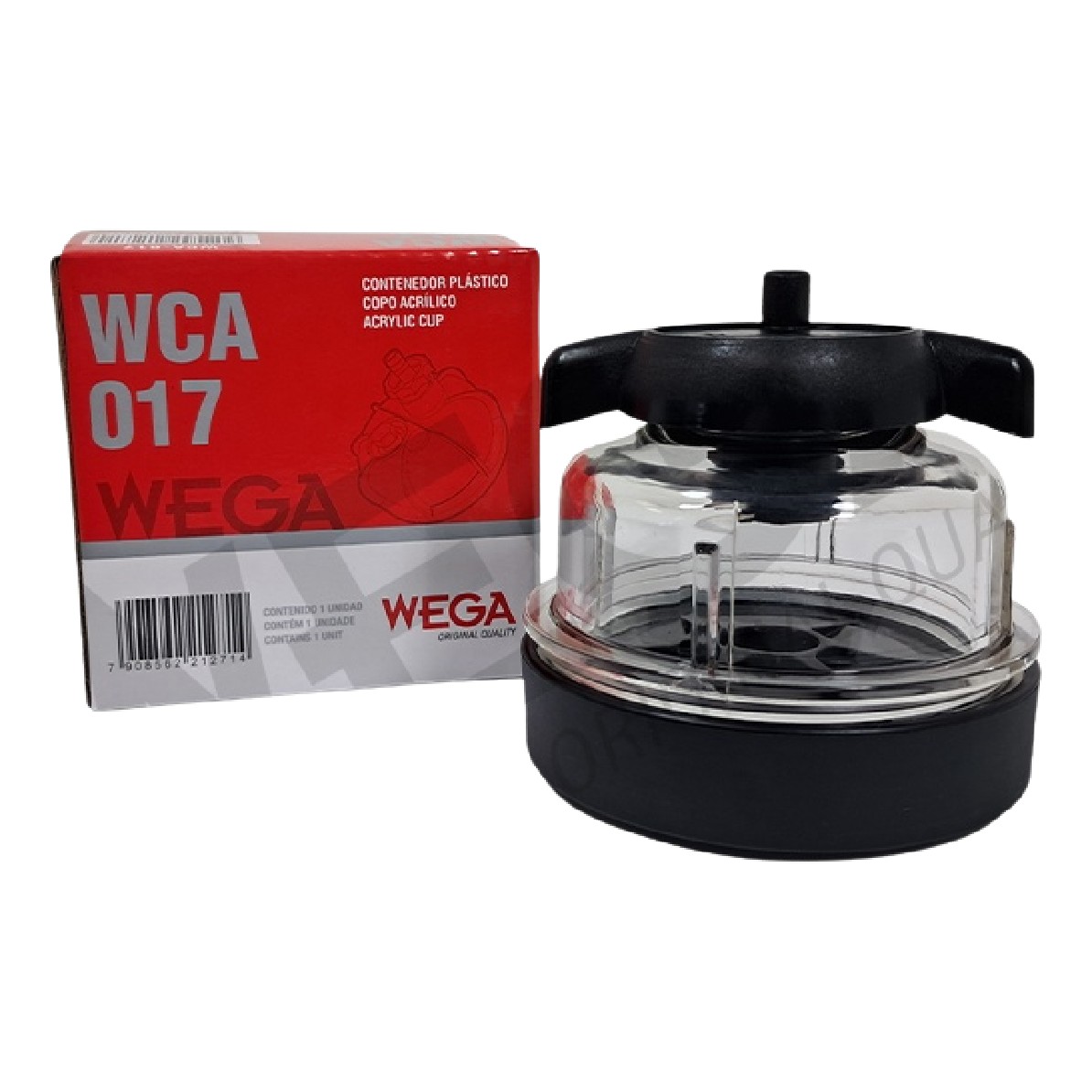 Copo Acrílico para Filtros - WEGA - WCA-017