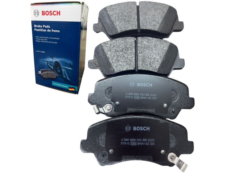 Jogo Pastilha de Freio Dianteira - Bosch - 0 986 BB6 002