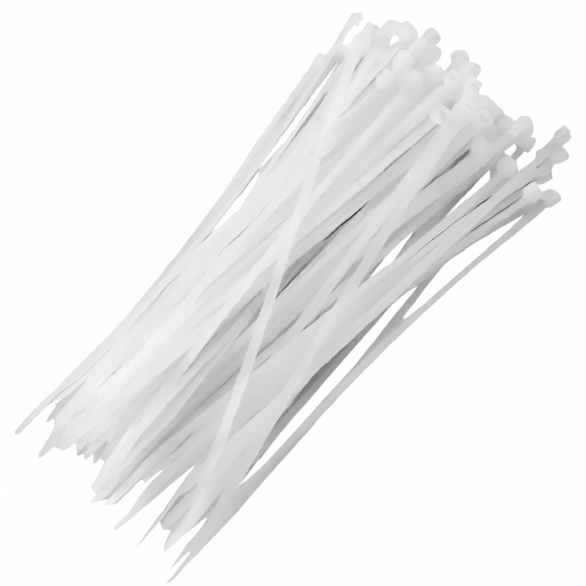 100 Abraçadeira Nylon 10cm Branca - DPaula - DP7.020B