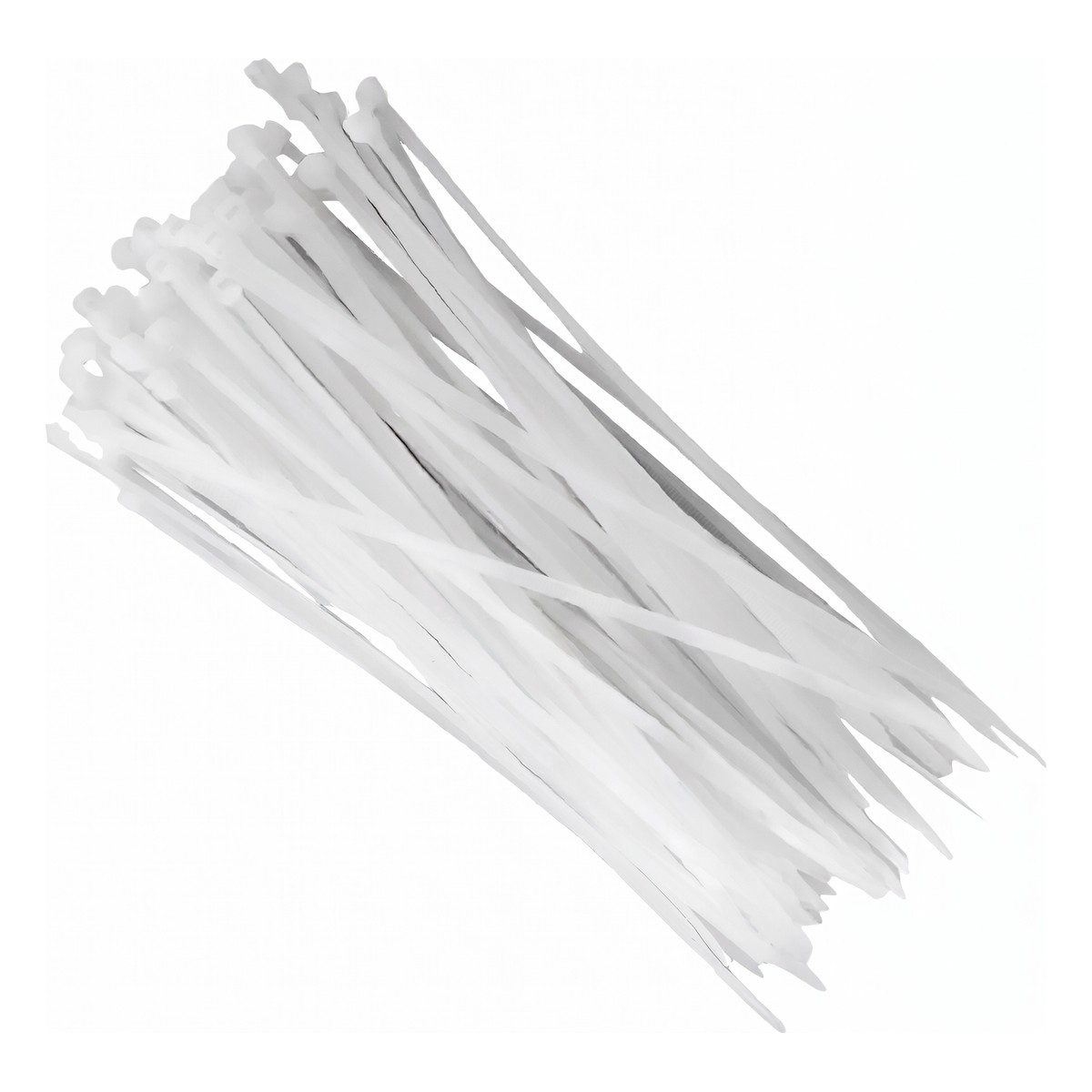 100 Abraçadeira Nylon 10cm Branca - DPaula - DP7.020B