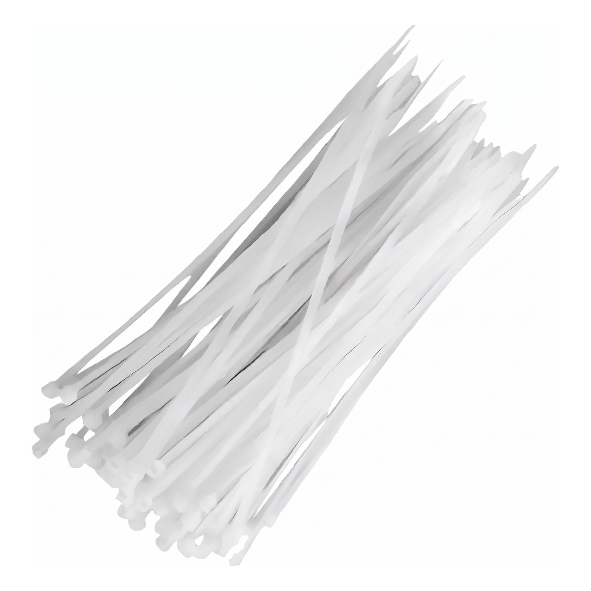 100 Abraçadeira Nylon 10cm Branca - DPaula - DP7.020B