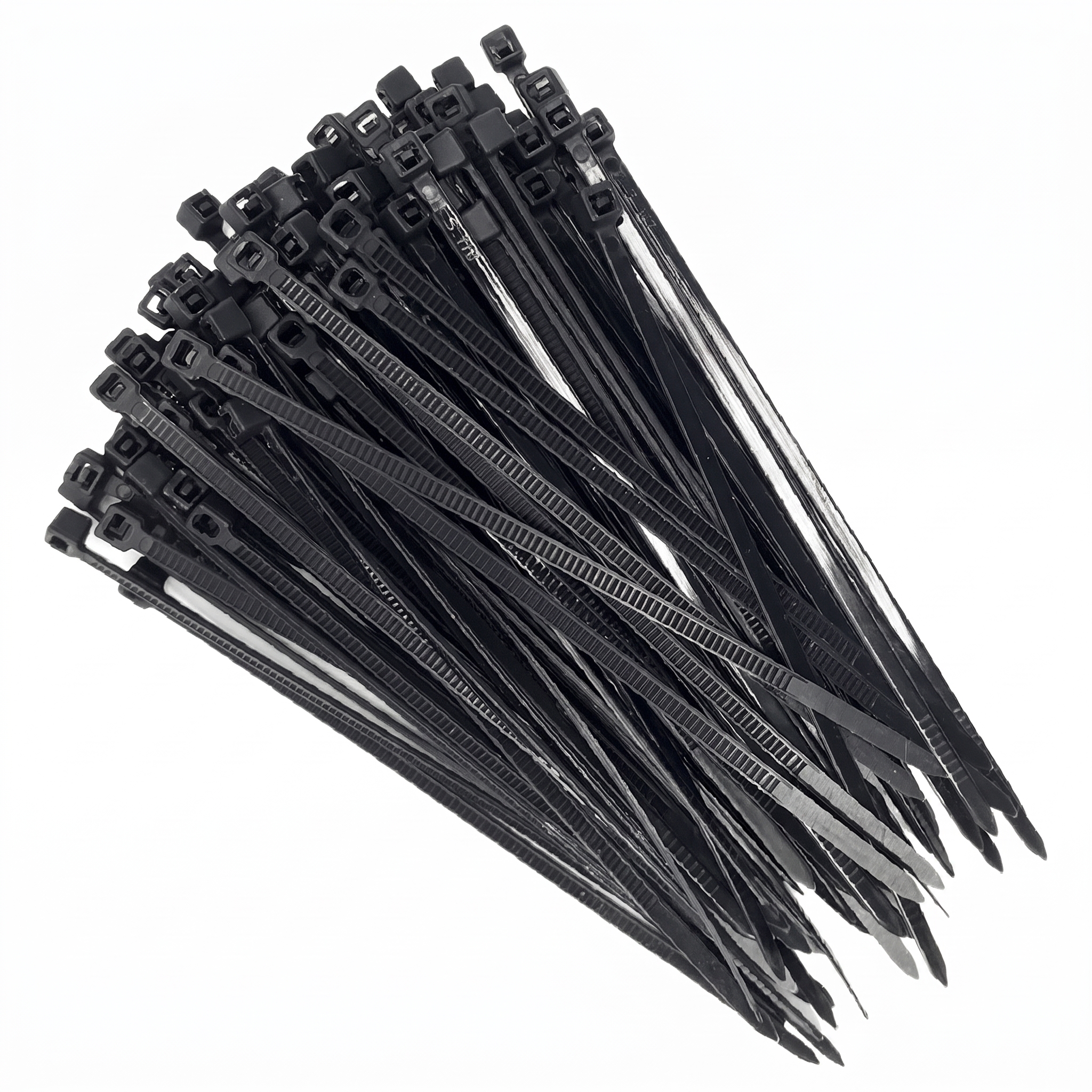100 Abraçadeira Nylon 10cm Preta - DPaula - DP7.020P