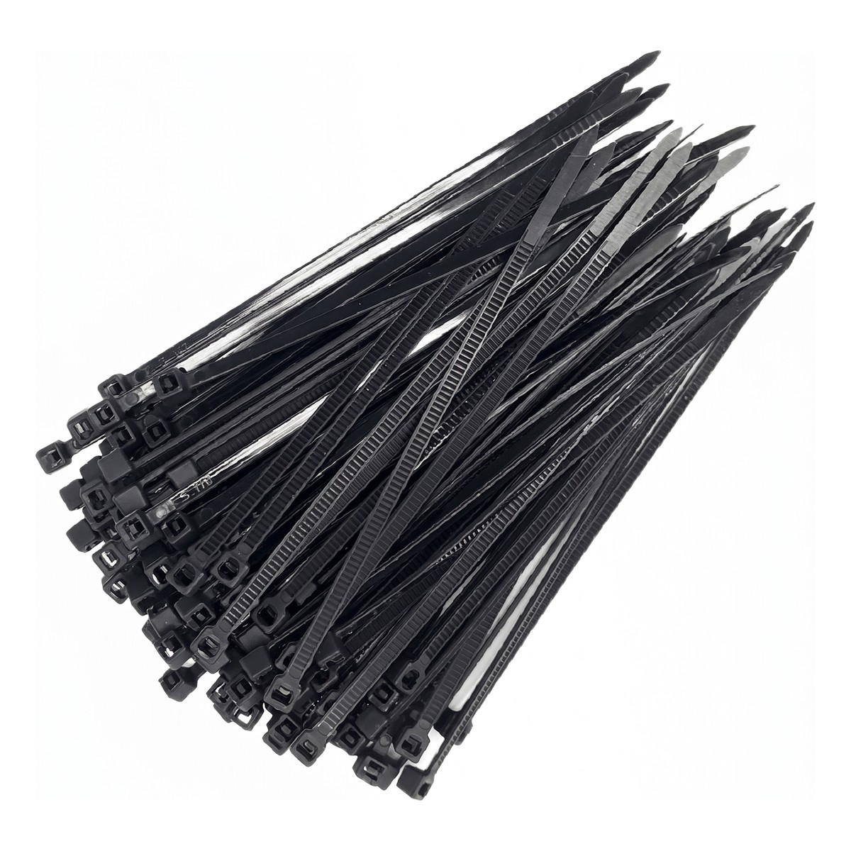 100 Abraçadeira Nylon 10cm Preta - DPaula - DP7.020P