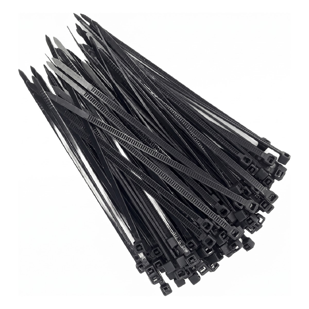 100 Abraçadeira Nylon 10cm Preta - DPaula - DP7.020P