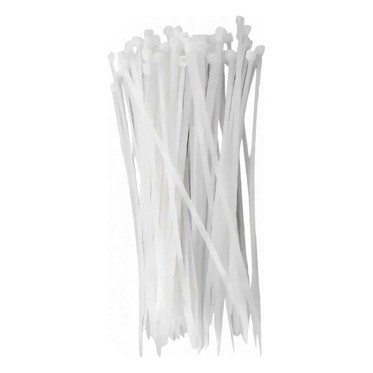 100 Abraçadeira Nylon 20cm Branca - DPaula - DP7.022B