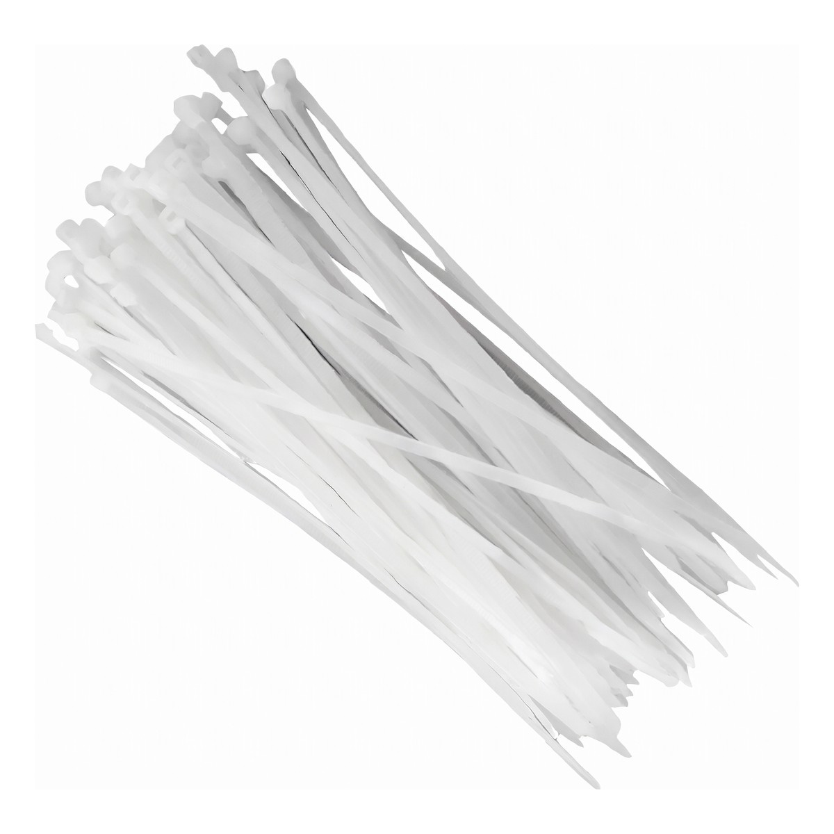 100 Abraçadeira Nylon 20cm Branca - DPaula - DP7.022B