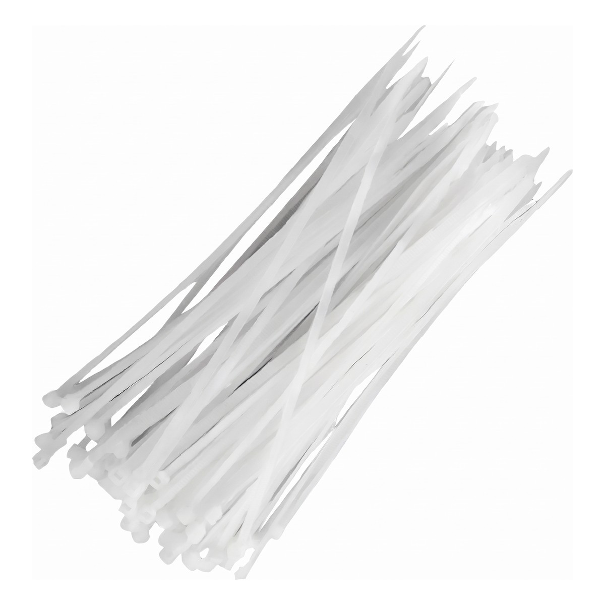 100 Abraçadeira Nylon 20cm Branca - DPaula - DP7.022B
