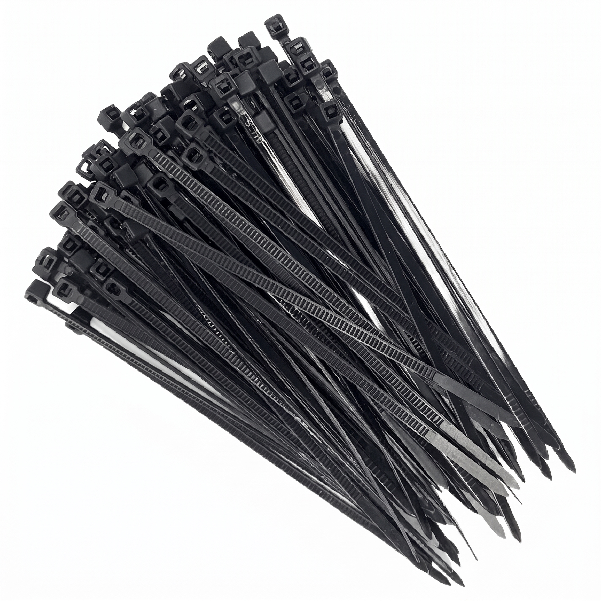 100 Abraçadeira Nylon 28cm Preta - DPaula - DP7.024P