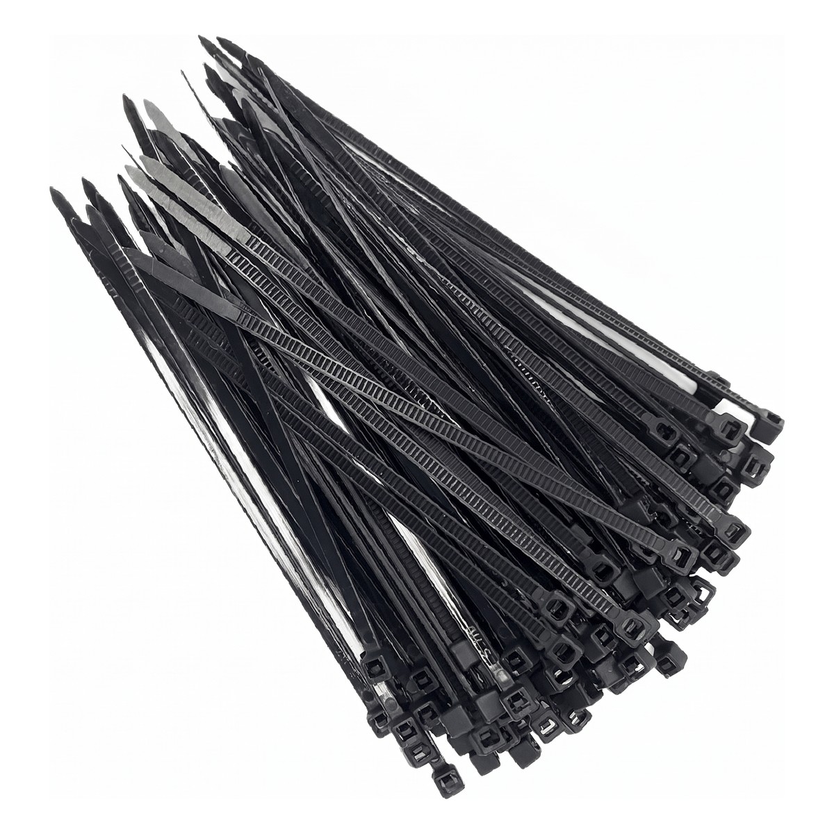 100 Abraçadeira Nylon 28cm Preta - DPaula - DP7.024P