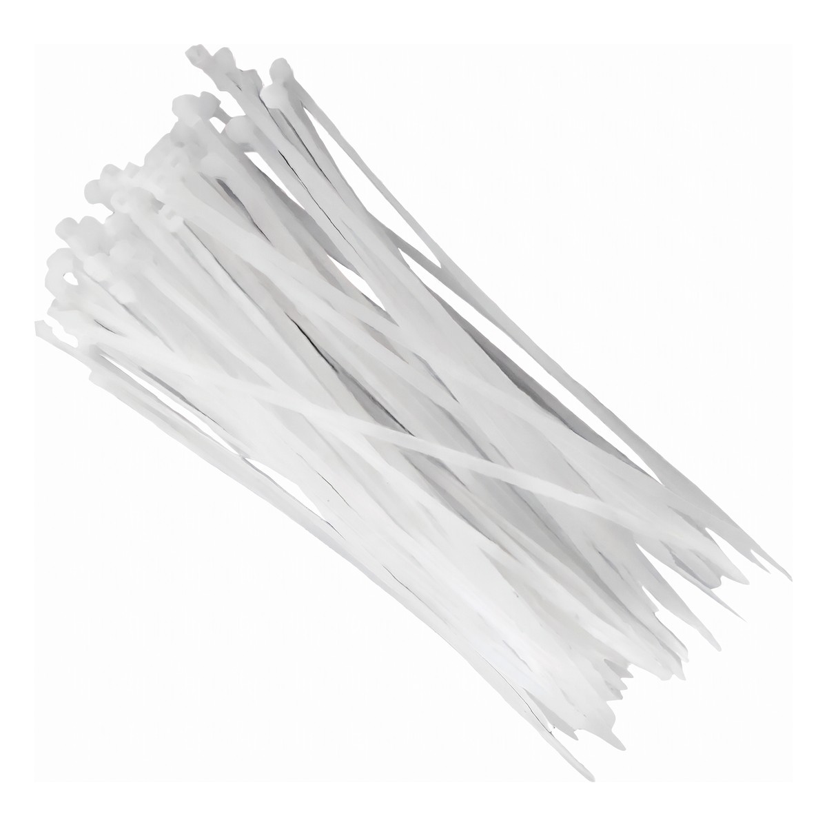 100 Abraçadeira Nylon 28cm Branca - DPaula - DP7.024B