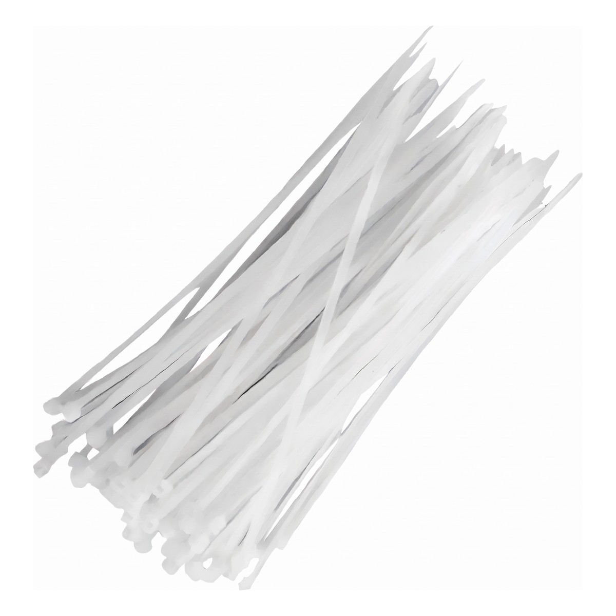 100 Abraçadeira Nylon 28cm Branca - DPaula - DP7.024B