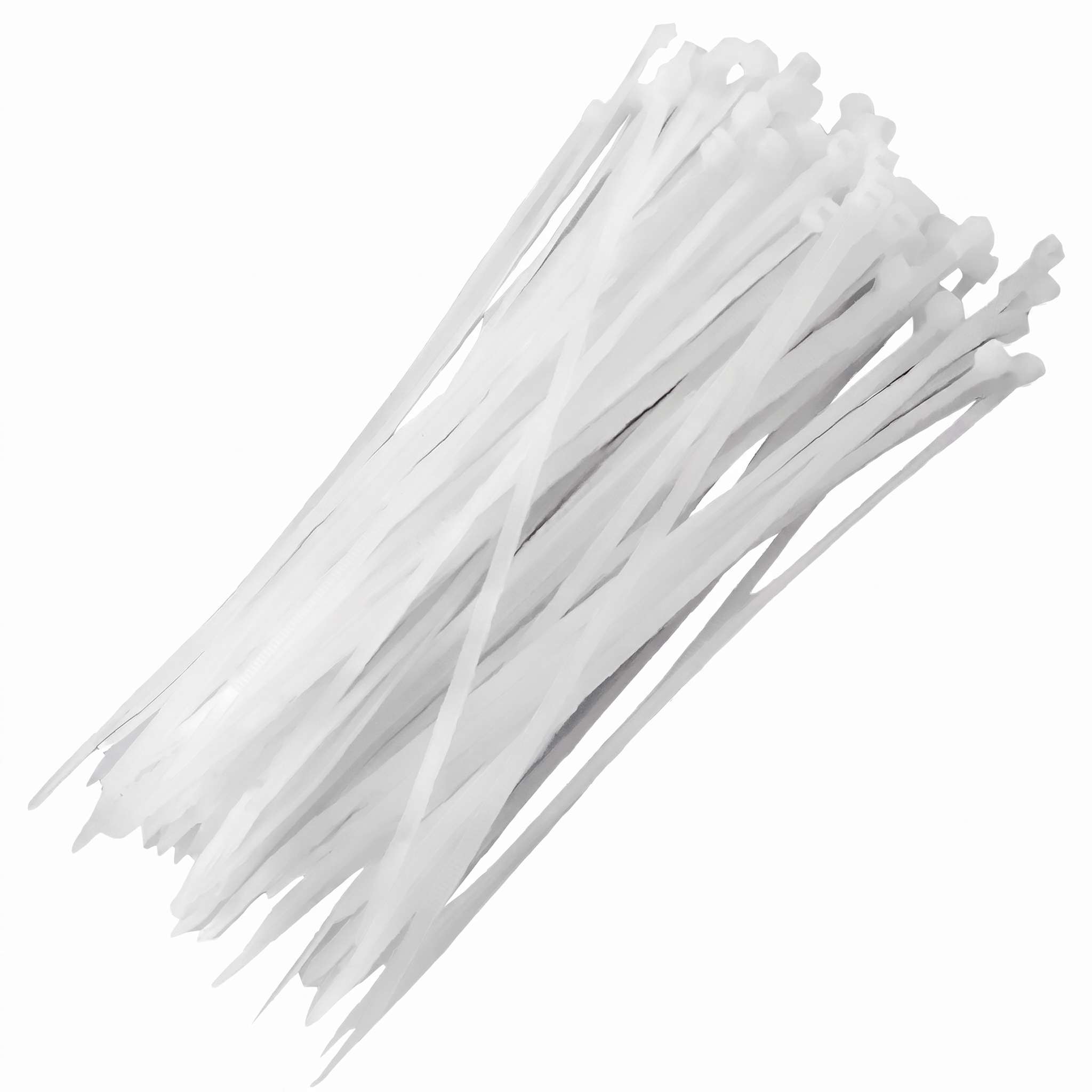 100 Abraçadeira Nylon 39cm Branca - DPaula - DP7.025B