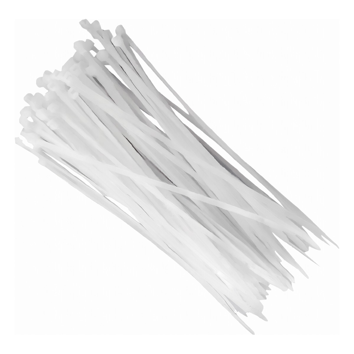 100 Abraçadeira Nylon 39cm Branca - DPaula - DP7.025B