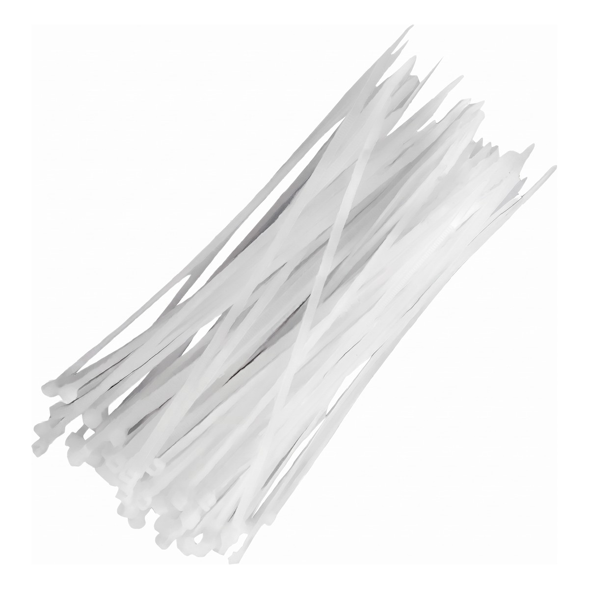 100 Abraçadeira Nylon 39cm Branca - DPaula - DP7.025B