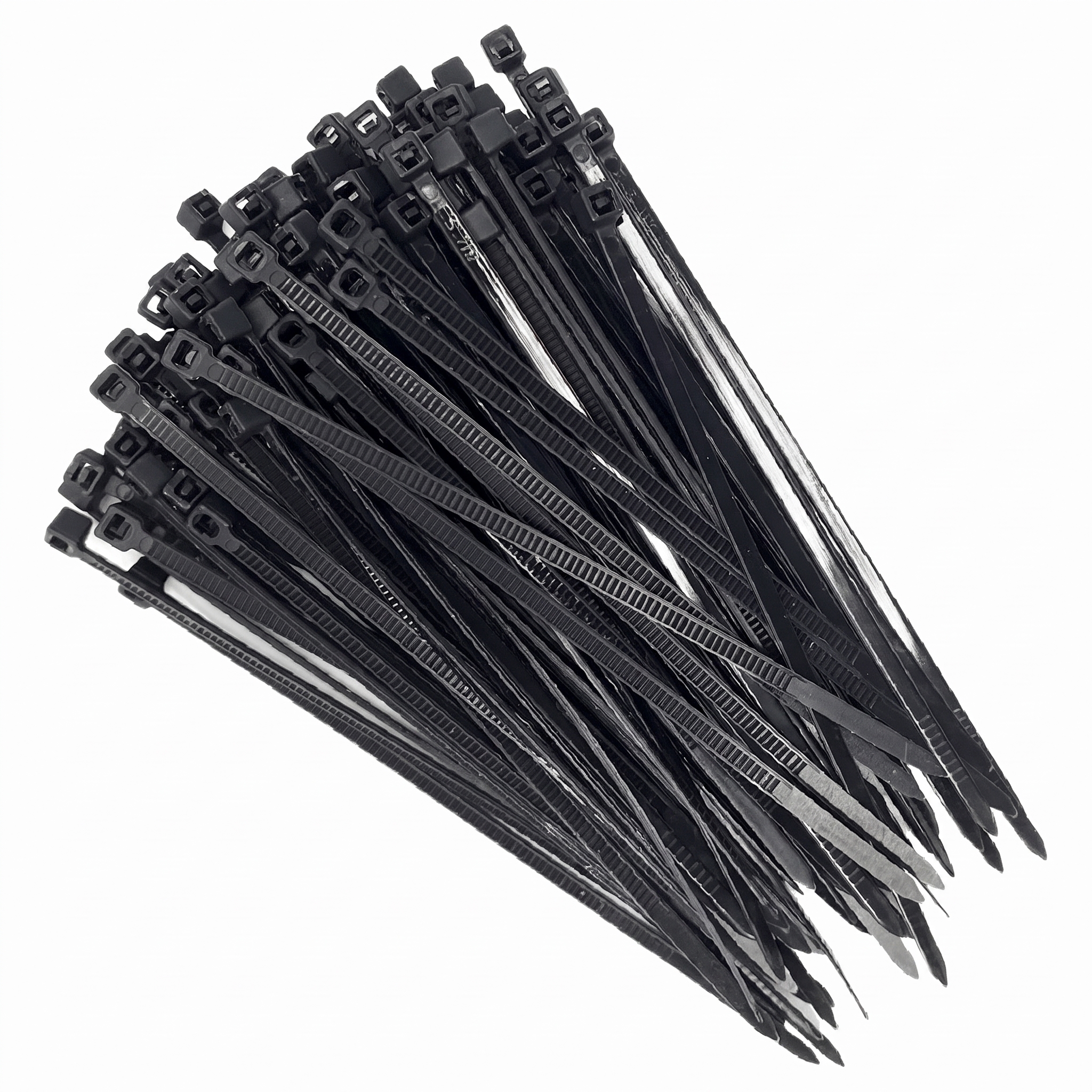 100 Abraçadeira Nylon 39cm Preta - DPaula - DP7.025P