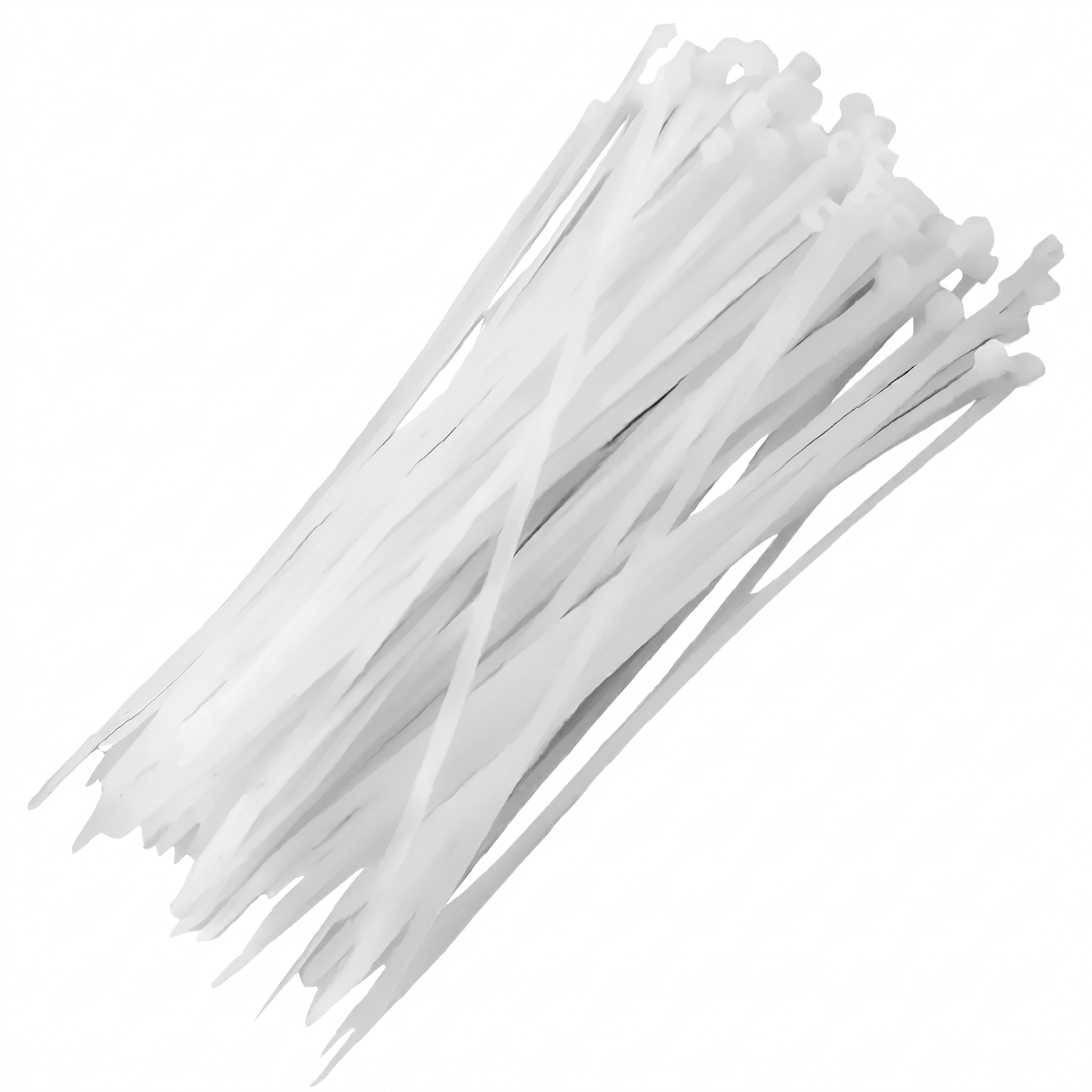 100 Abraçadeira Nylon 40cm Branca - DPaula - DP7.215B