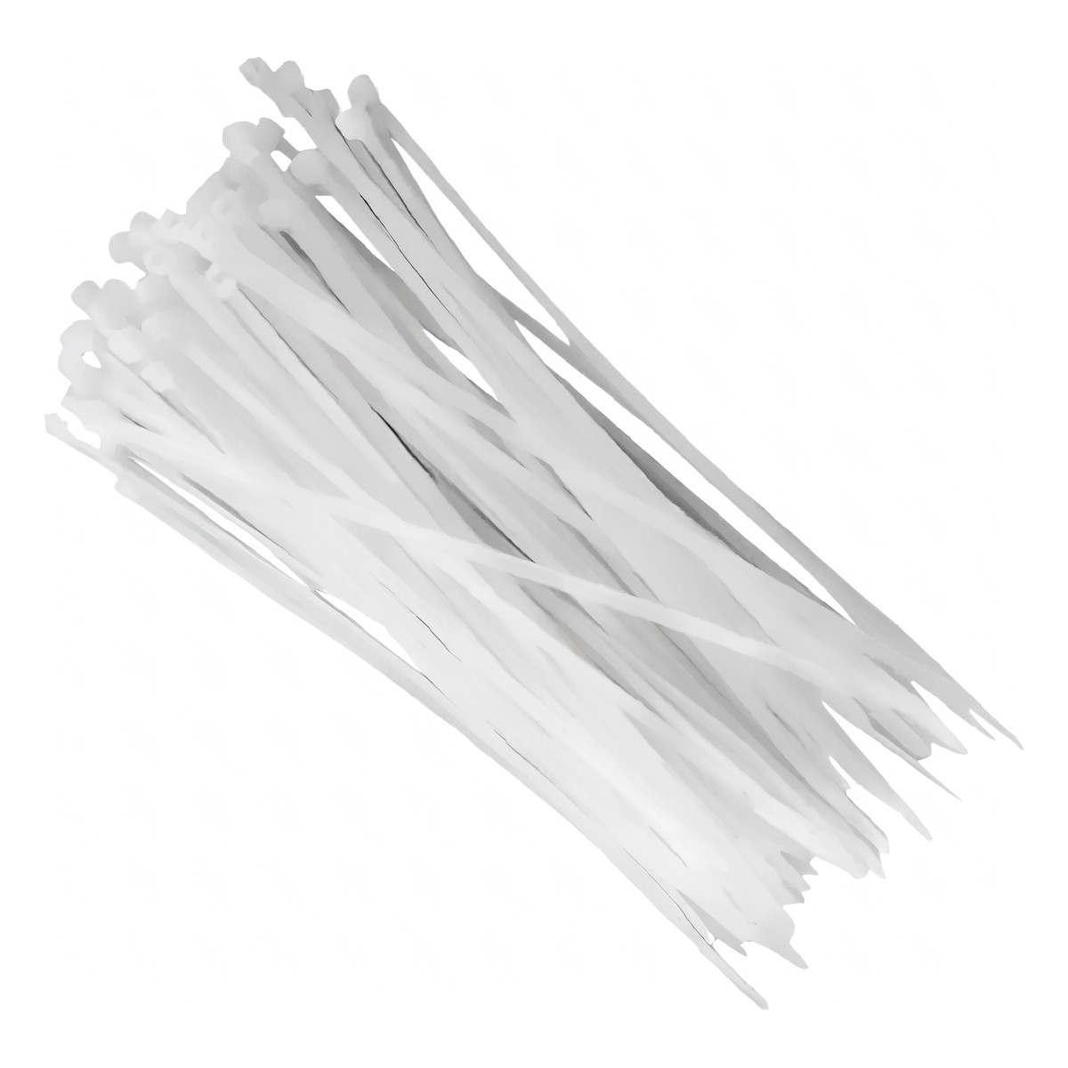 100 Abraçadeira Nylon 40cm Branca - DPaula - DP7.215B