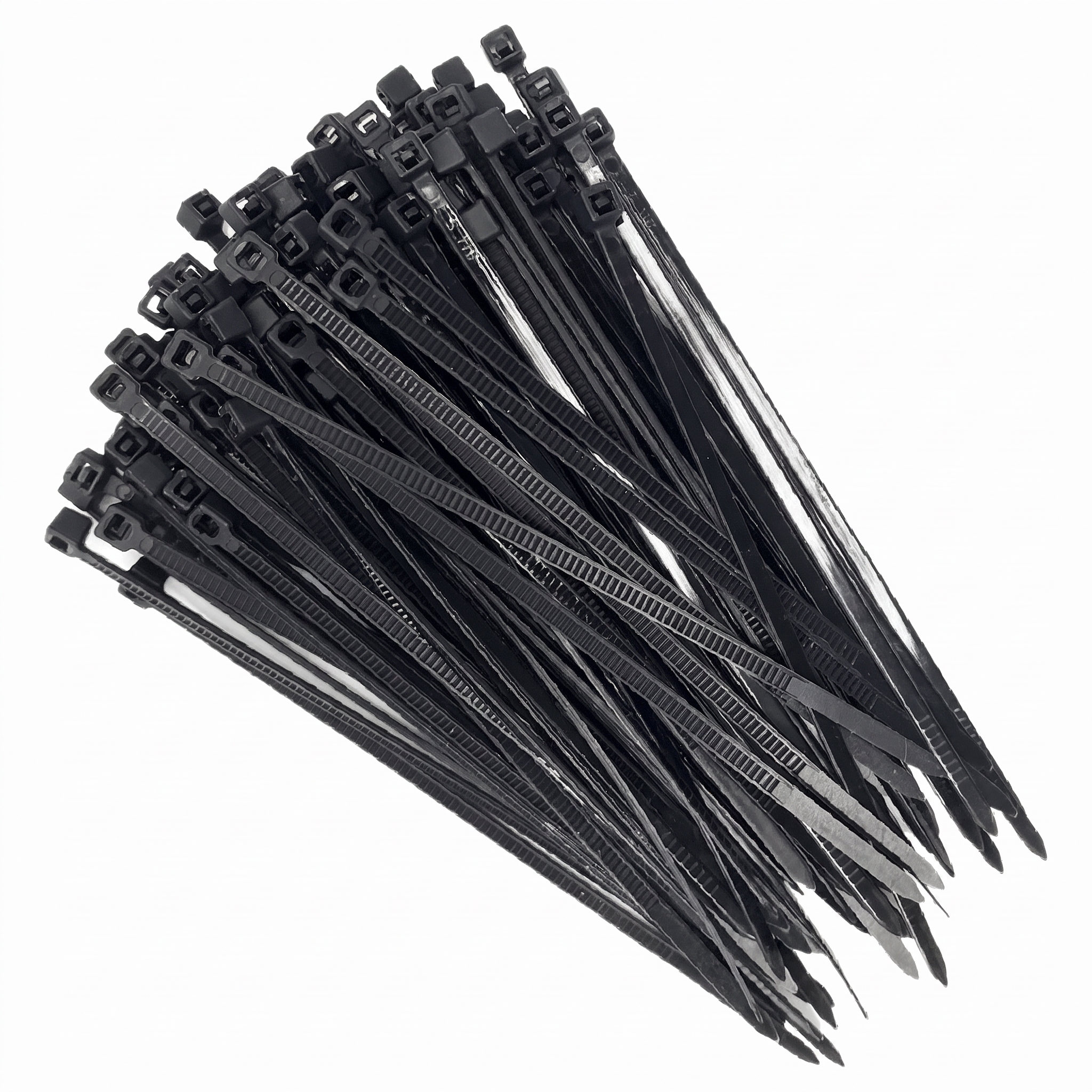 100 Abraçadeiras Nylon 4,7mm 23cm Preta - DPaula - DP7.023P