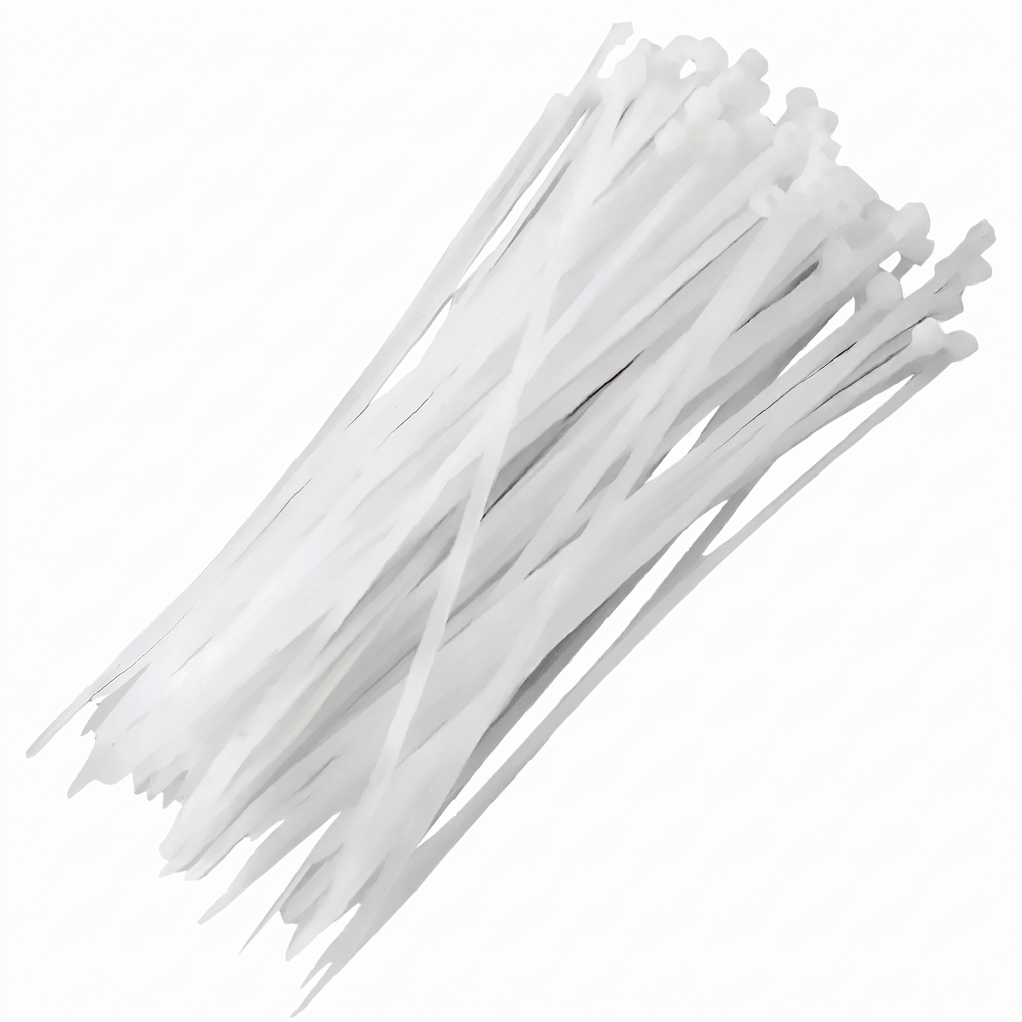 100 Abraçadeiras Nylon 4,7mm 23cm Branca - DPaula - DP7.023B