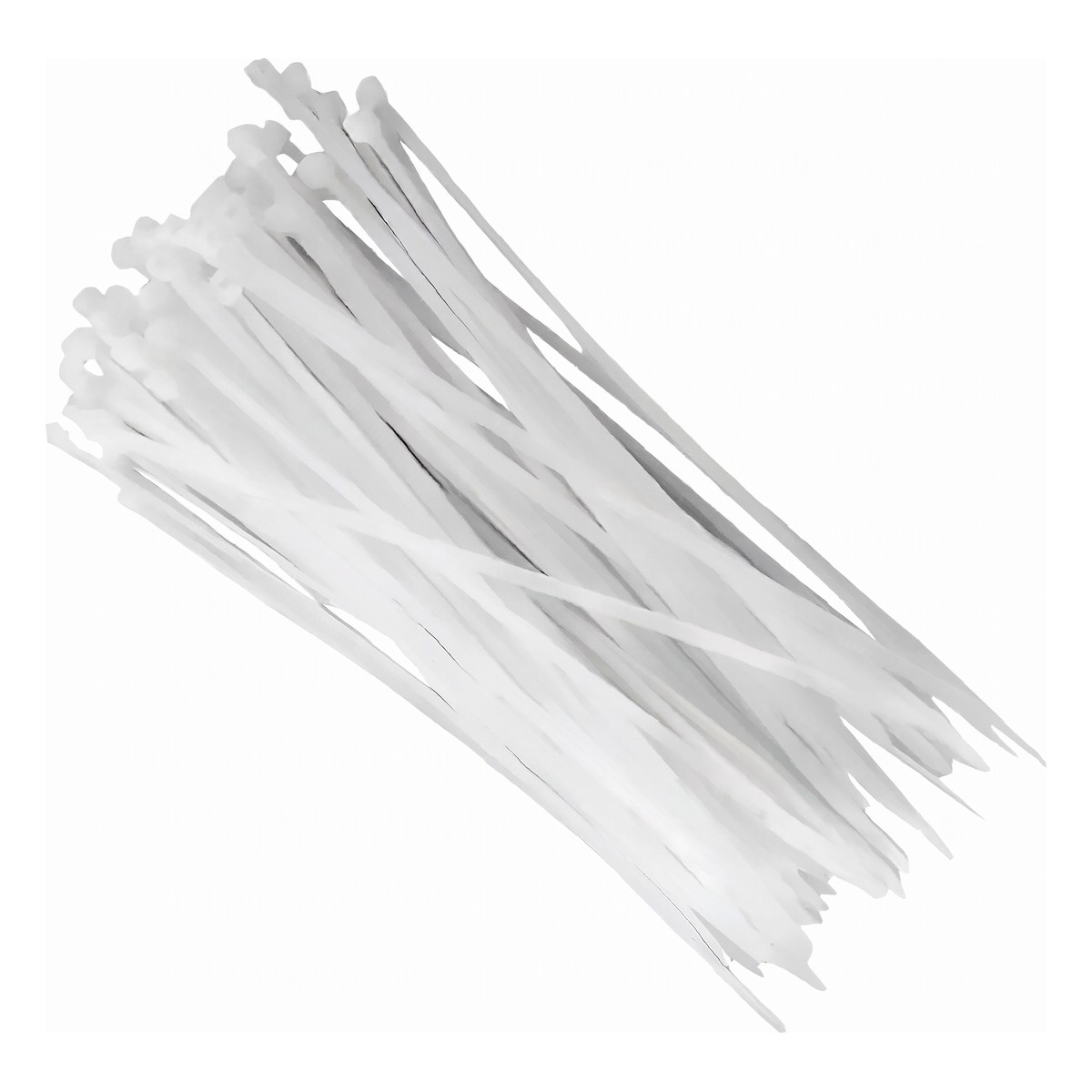 100 Abraçadeiras Nylon 4,7mm 23cm Branca - DPaula - DP7.023B